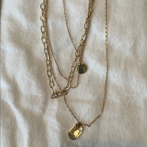 Lot of 4 gold necklaces - Picture 4 of 5
